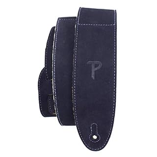 Perri’s Leathers Ltd. – Sangle de Guitare – Longueur Ajustable – Rembourrage en Peau de Mouton – Bleu Marine – Fabriquée… - Les Beatles, Paul McCartney, John Lennon, RIngo Starr, George Harrison