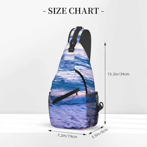 Mochila cruzada MYPIKY tipo sling negra unisex miniatura 3