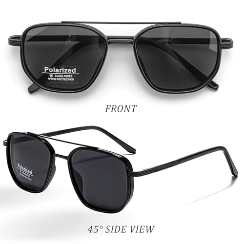 Image of Women Sunglasses Polarized UV400 Vintage for Driving HD Retro with Case
