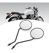 Motorrad Rückspiegel, runde Universalspiegel Seitenspiegel ...