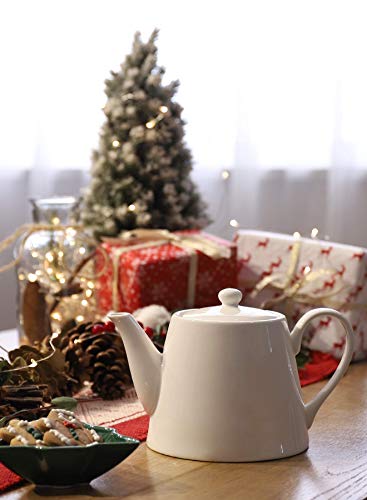 Sweese 223.101 Porcelain Teapot, 28 Ounce Serving Teapot For 2, White #TOP4