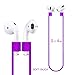 ABCOOL Compatible with Anti-Lost Straps Accessory AirPods 1 2 Pro - 7 PCS Colorful Assorted Strings, Soft Sport Tether Lanyard, Running Silicone Wire Cable Connector, Silica Gel Neck Rope Cord
