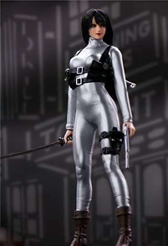 1:6 Clothes Accessory Silver Leather Tights Model for 12" Female Figure(only Tights)4