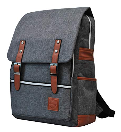 Mochila Casual, Poliester, Feminina, Cinza