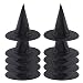 QBSM 10 PCS Women Black Witch Hat Kids Wizard Hats Halloween Costume Party Decoration Accessories