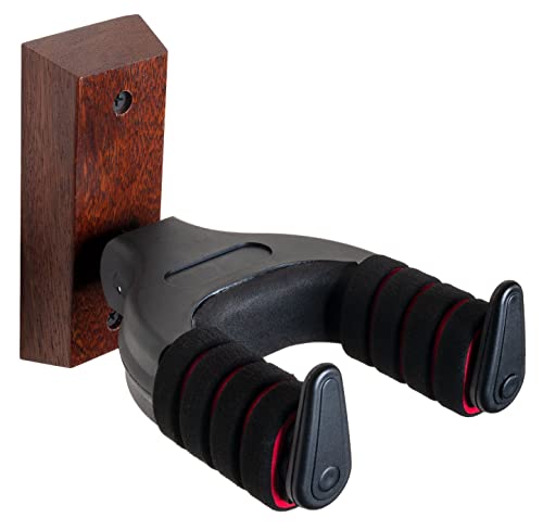 Mainstream Source - Soporte de pared para guitarra grande, resistente, seguro, liberación de presión,...