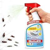 Albagarden - Insetticida Pesciolini D'argento - Rapida Azione Contro Tutti Gli Insetti Come Scarafaggi, Formiche, Zanzare, Mosche, Pulci, Zecche - Per Interno Ed Esterno - Spray x 500 ml