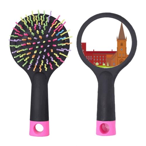 Brosse à cheveux démêlante de style danois avec base coussin ergonomique