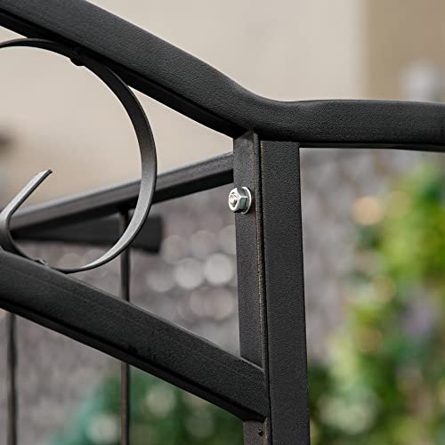 Outsunny 7Ft Outdoor Garden Arbor, Wedding Arch For Ceremony, Trellis With Scrollwork Design, Ideal For Climbing Vines And Plants #TOP7