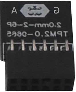 TPM 2.0 Encryption Security Module 12Pin Encrypted Information Encrypted Protect Module Cryptography Module For GIGABYTE Computer Upgraded PC Performances PC Modification PC Accessories