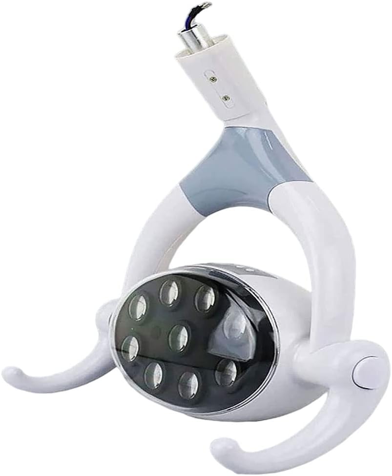 Lámpara de operación sin Sombras, luz Dental LED, 8 Niveles de Ajuste de Brillo, múltiples ángulos Ajustables, Sensor Inteligente, Buena concentración de luz, para odontología, cirugía hospitalaria