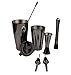 Shaker À Cocktail Premium Bar Kit 750Ml Service À Cocktail Parisien Couleur Noire Mate Avec 8 Accessoires Filtre Interne Doseur Jigger Et Collection De Cocktail Recettes