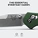 Benchmade - Osborne 940 EDC Knife with Green 6061-T6 Aluminum Handle (940)