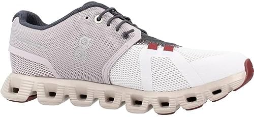 On Running Cloud 5 Womens Shoes Size 8, Color: Pearl/Frost-White | Image 4