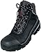 Price comparison product image Uvex quatro pro lace-up boot, safety boots S3 SRC, work shoes for men, black, size 10