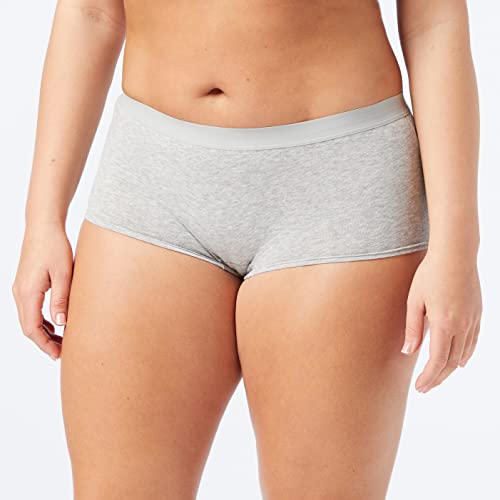 Image of Amazon Essentials Women's Breathable Cotton Boyshort Underwear (Available in Plus Size), Pack of 5