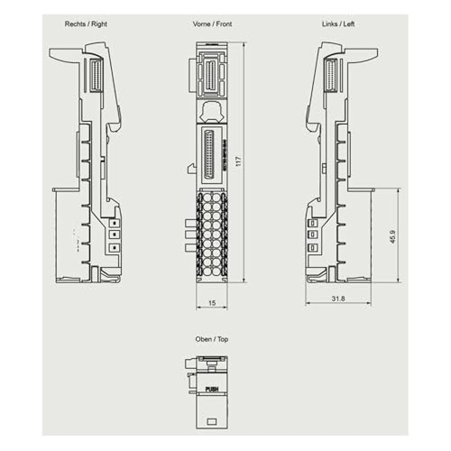 Module de base 6ES7193-6BP00-0BA0 SIMATIC ET 200SP type A0 - 4