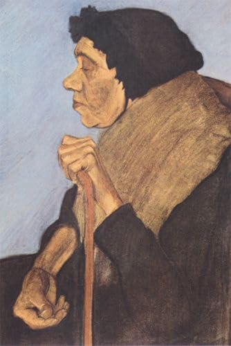Portrait Paula Modersohn Becker pour personnaliser un mur vide grand tableau de maître