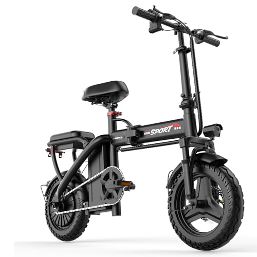 ASKGO Electric Bike for Adults 1200W Peak Motor, 25MPH Folding