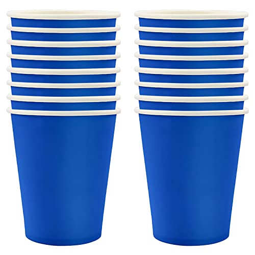 Lot de 16 gobelets bleu roi Motif Union Jack pour fête de 80e anniversaire de mariage