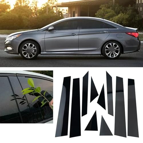 Cubierta de moldura para pilares de ventanas de puertas de Hyundai Sonata 2011 2012 2013 2014 3
