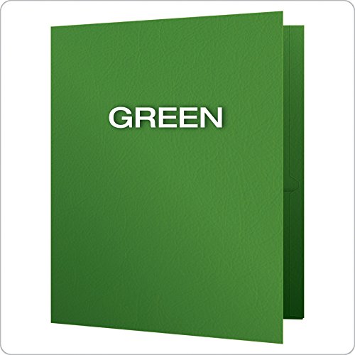 Oxford-Twin-Pocket-Folders-Textured-Paper-Letter-Size-Green-Holds-100-Sheets-Box-of-25-57503EE