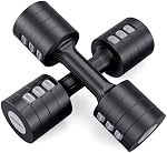EAST MOUNT Dumbbell réglable pour les femmes 5lb Ensemble de dumbbells 2, 4 en 1 Ensemble de petites ampoules 2lb 3lb 4lb 5lb Poids libres
