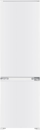 HYE Integrated Fridge Freezer 249L White Built-In Appliance with Super Freeze, LED Lighting, Defrost Function & Reversible Door – Quiet, Energy Efficient and Easy to Install – RF01BIUCFF249W01