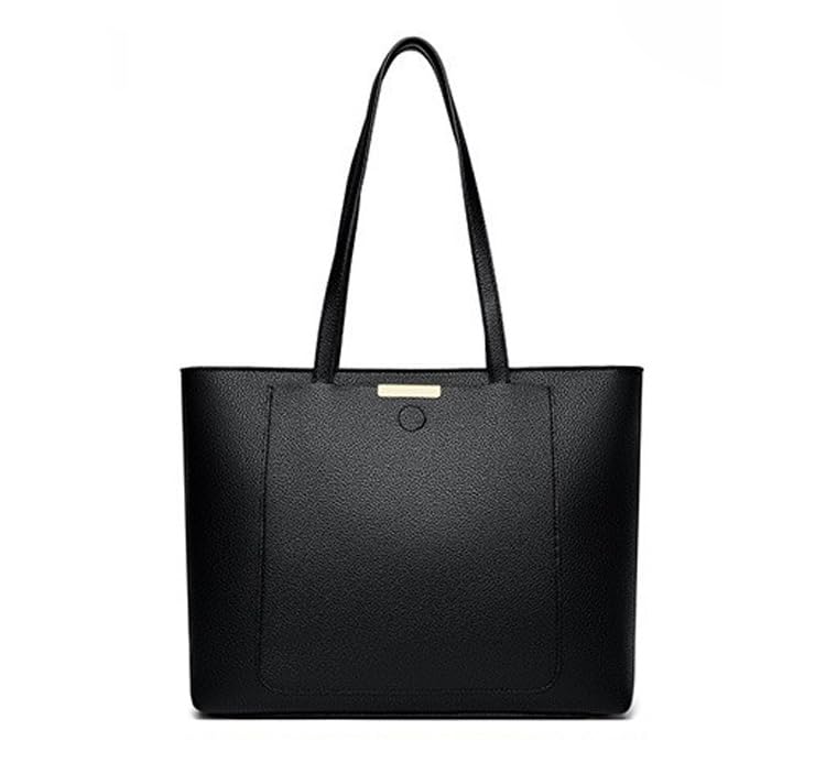 Women's Faux Leather Purses and Handbags for Women, Travel Tote Bag, Large Shoulder Bag with Zipper in 4 Colors