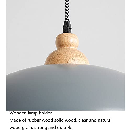 Lámpara colgante de isla de cocina de metal LED E27 para comedor 7