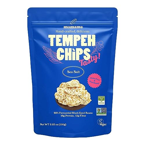 Mamame Whole Foods Tempeh Chips - Sea Salt 100g (1 pack)