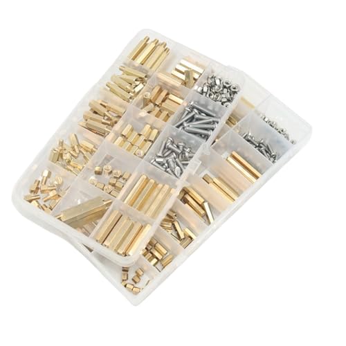 Separador For PCB M2, .5, M3, M4, M5 Y M6 Hexagonal De Latón, Macho Y Hembra, Con Kit De Tuerca Y Tornillo For Montaje En Pilar Roscado.(M2 (390pcs))