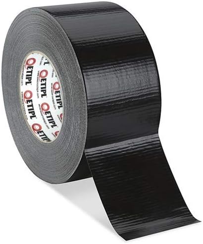 - ETIPL Book Binding/Duct Tape 25Mtr (Black, 72Mmx25Mtr)