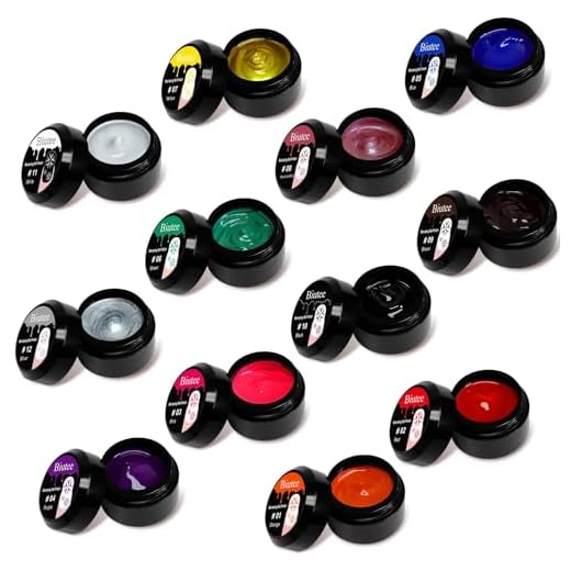 Biutee Stamping Gel Polish, 12 Farben UV Nagellack 8ml Stamping Gel Nagellack Nail