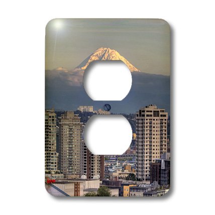 Double prise de courant Mount Rainier Seattle 3dRose lsp_96389_6