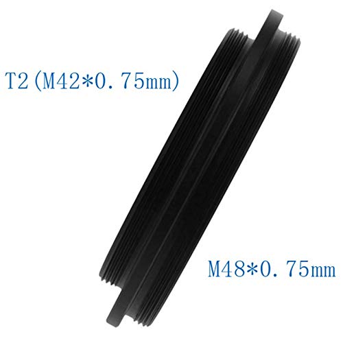 PUSOKEI Bague D'Adaptation M42 à M48 Pour Télescope - Alliage Aluminium Filetage 0.75mm