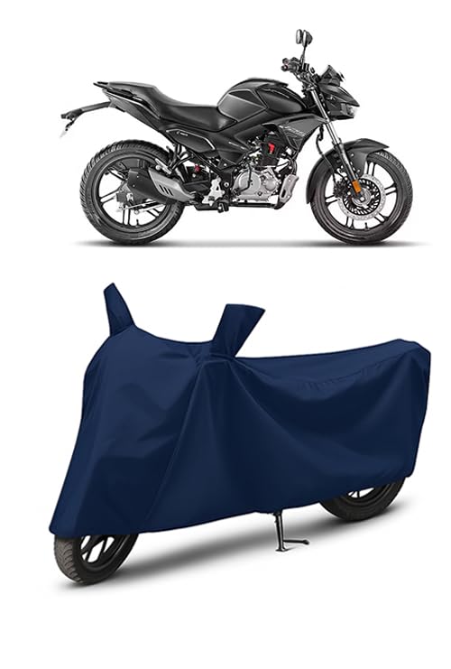 Image of Waterproof Bike Cover for Hero Xtreme 125R | All Weather Protection from Rain, Dust, UV Rays & Scratches with Mirror Pockets & Buckle Belt | Xtreme 125R Bike Cover