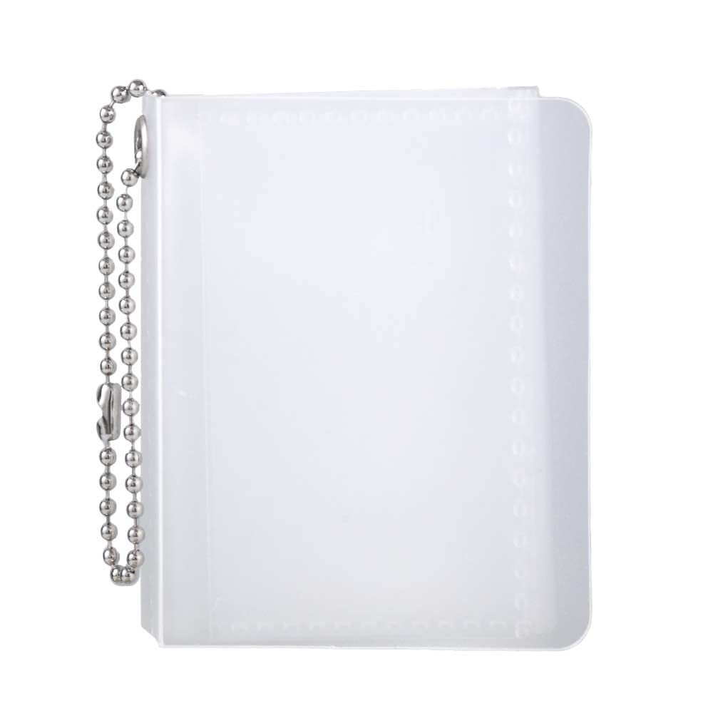 Hengxinchen - 6 Portachiavi Con Mini Album Fotografico - Portachiavi Personalizzabile Con 18 Tasche Trasparenti (6 Colori)