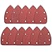 STEBRUAM 88 Stück Klett-Schleifdreiecke Maus Detail Schleifpapier, 5 Loch 90x140 mm Maus Schleifblätter 40 60 80 100 120 180 240 320 400 600 800 Körnung für Black und Decker Palmschleifer