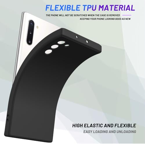 Image of for Samsung Galaxy Note 10 Case Black, Scratch Resistant with Soft Touch, Slim Thin Phone Cover for Samsung Galaxy Note 10