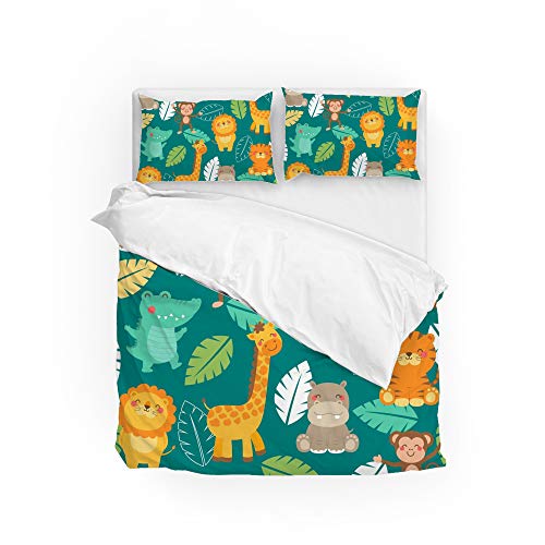 Housse de couette jungle super king de qualité durable CHEHONG - 2