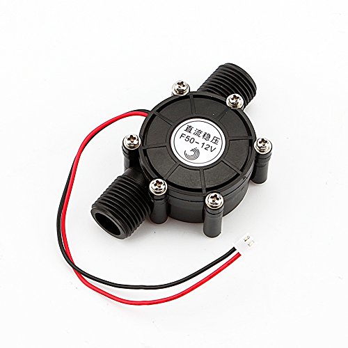 Nannday DC Generator, High Speed Micro-hydro Water Turbine Generator Water Charging for DIY(DC 12V 10W)