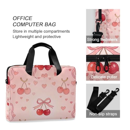 Maletín portátil para laptop 15.6 pulgadas crossbody con asa miniatura 6