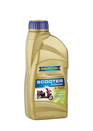 RAVENOL J1V1101 2-Stroke Scooter Oil - Full Synthetic JASO 049RAV153 Approved (1 Liter)