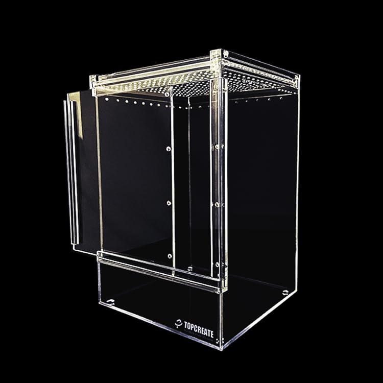 ito出品　爬虫類ケージ×4 30×20×15 爬虫類ケージ アクリルケージ TOP-AC-SV04【アクリル4mm】20×20×30
