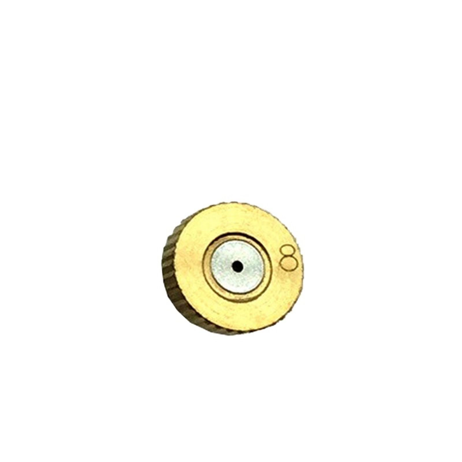 Brass Mister Nozzles 20Pcs Water Spray Nozzle Sprinklers Misting Cooling Mister for Humidification and(0.8mm Orifice)