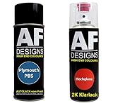 Vernis Voiture Pulvérisation Kit pour Plymouth Code Couleur: Pbs Deep Eau Bleu Perle