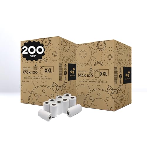 AHR Quality Papel Térmico Blanco 57mm   200 Hojas   Compatible con TPV y Caja Registradora