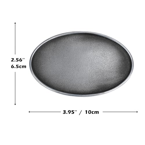 Image of Western Cowboy Vintage Rodeo DIY Blank Belt Buckle for Men | Durable zinc alloy, fits 1.5in leather belts, versatile western belt buckle, for rodeo, casual and formal outfits