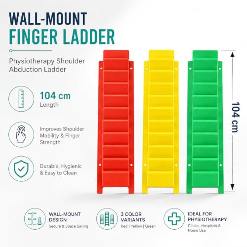 Image of Physio Equipment Multicolour Physiotherapy Finger Ladder Plastic (Shoulder Abduction Ladder)